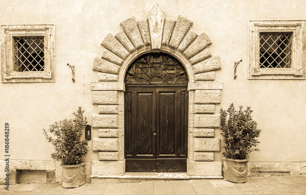 Fototapeta premium old front door