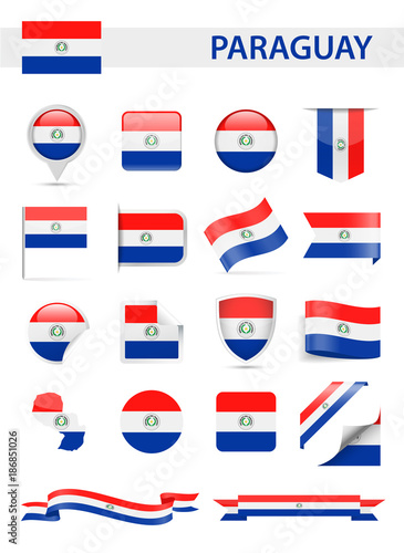Paraguay Flag Vector Set Free Download Paraguay Flag Vector Set - GFXLoad