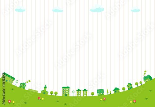 グリーン　街並み