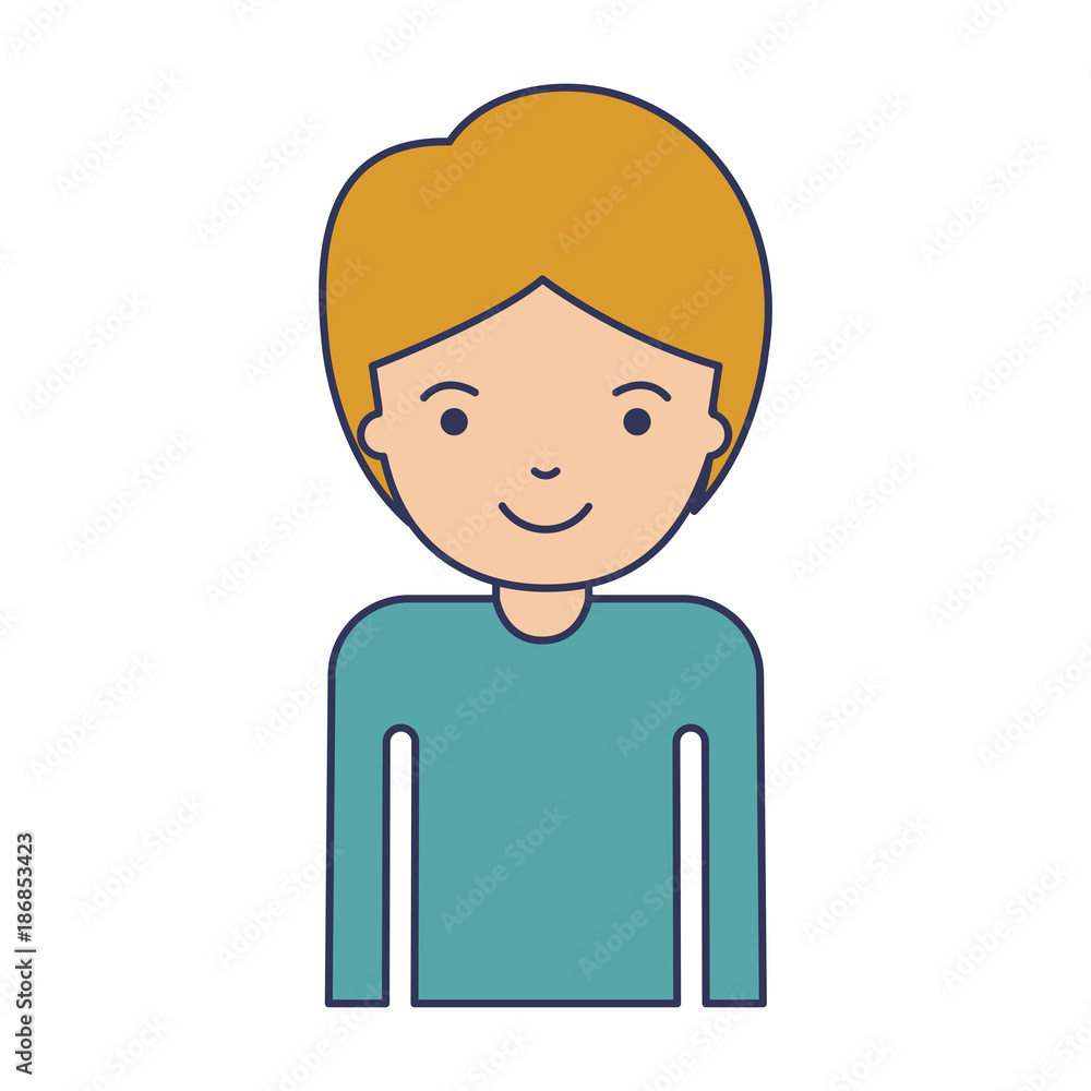half body guy in colorful silhouette half body guy in colorful silhouette