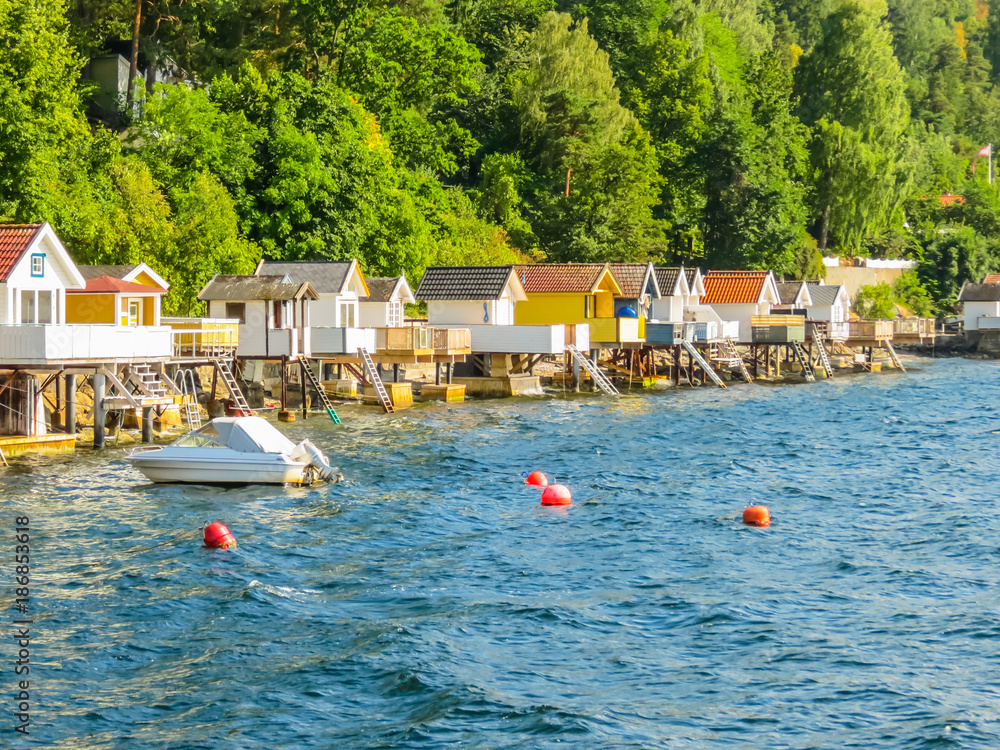 Obraz premium Small island in the Oslo Fjord, Norway