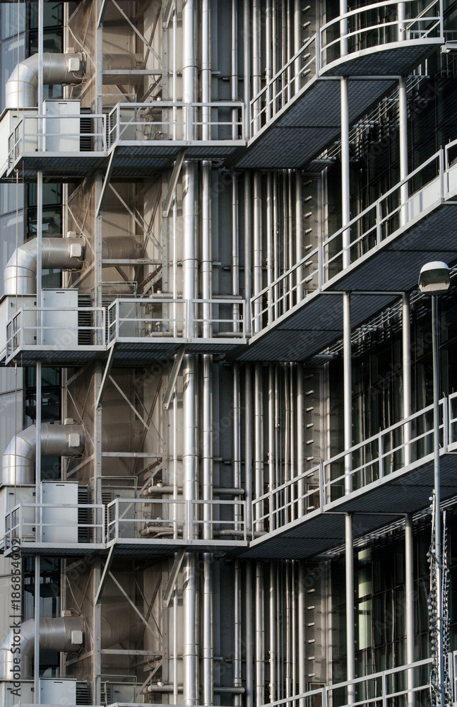 Fototapeta premium Modern building metal architecture