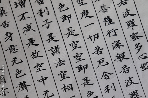 Tableau sur toile 般若心経 / The Heart Sutra