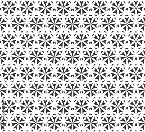 Abstract geometric Seamless pattern . Repeating geometric Black and white texture.