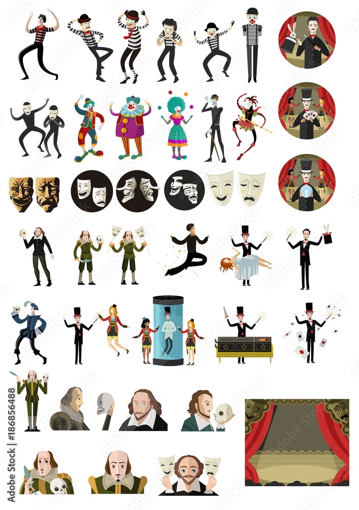 theater characters collection