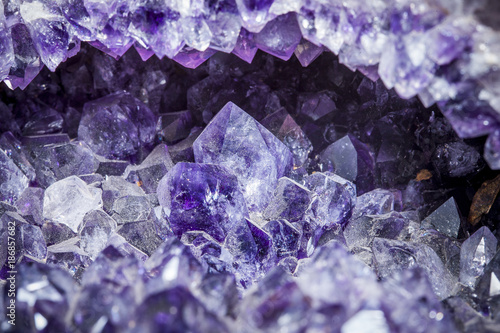 Foto druse rock of a amethyst