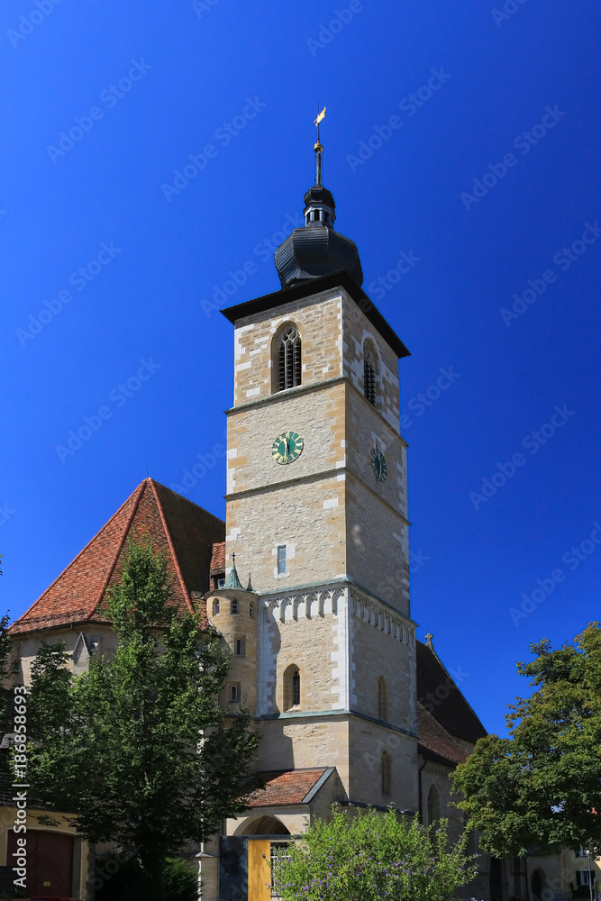 Johanneskirche in Crailsheim, Baden Württemberg, Deutschland