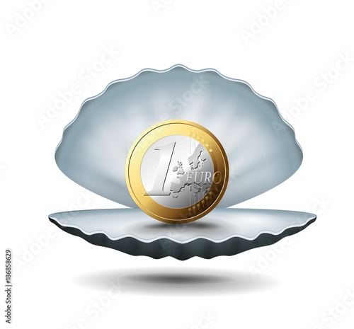 Pearl inside shell 