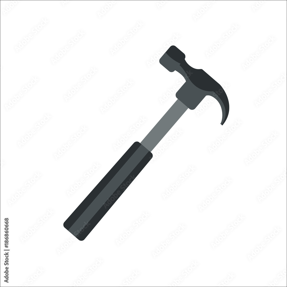 Hammer icon. Illustration Hammer icon. Illustration