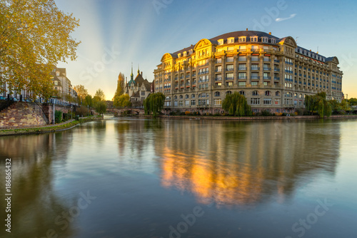 View of Strasbourg France the river