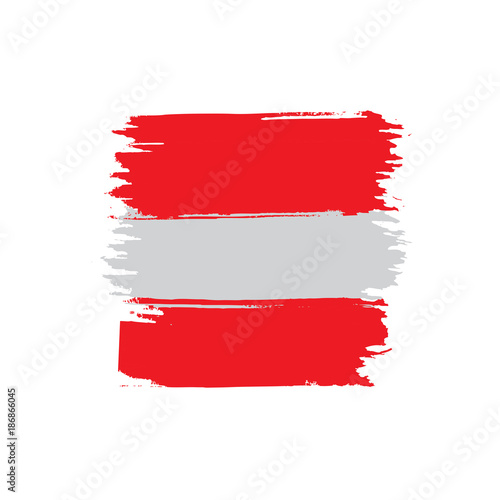 Austria flag  vector illustration