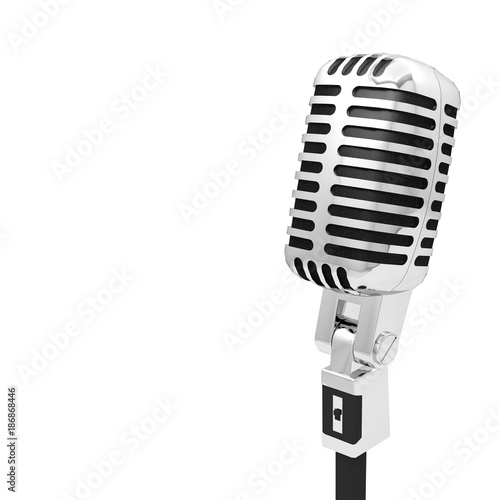 Microphone micro rétro