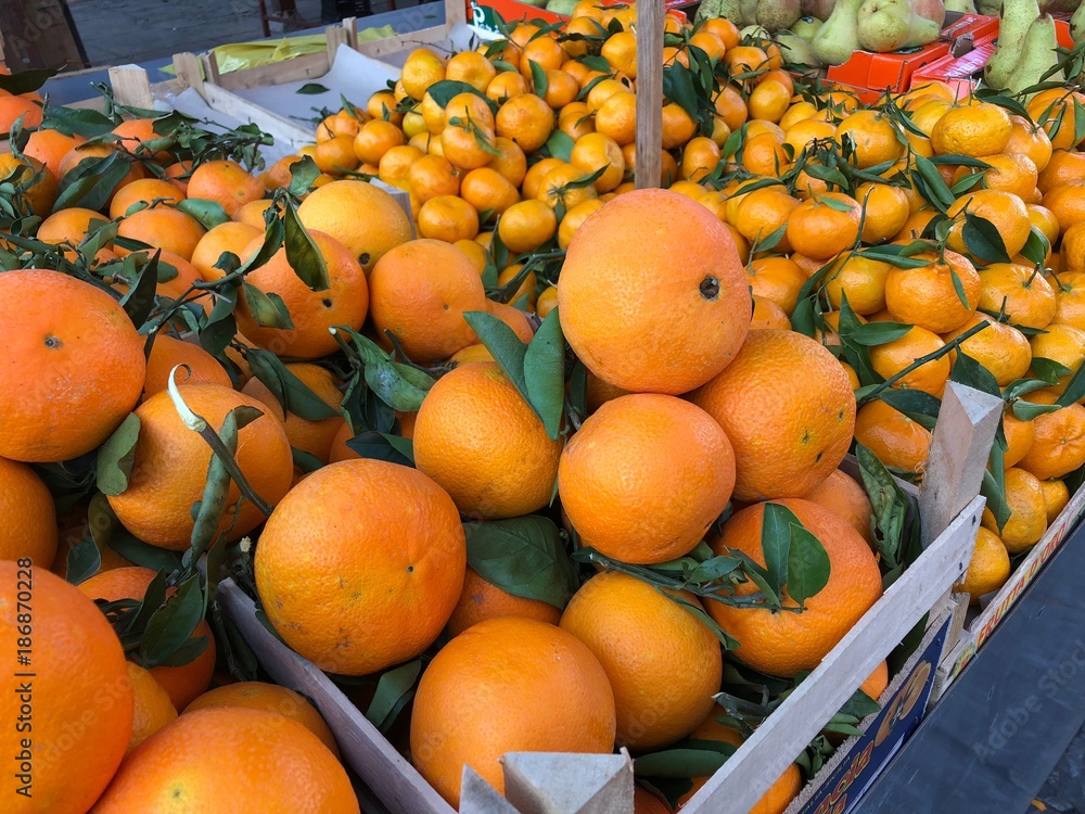 Palermo Sizilien Italien Markt Obstmarkt Gemüsemarkt