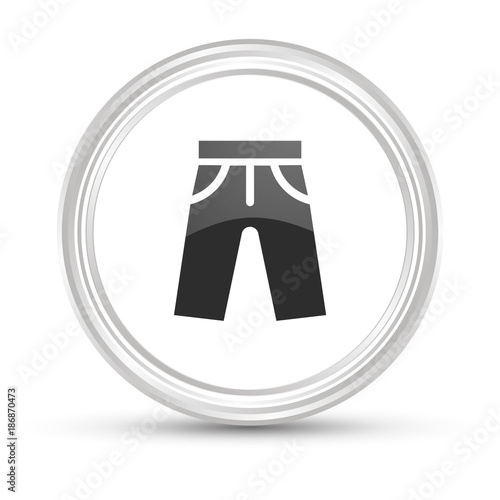 Weißer Button - Hose - Jeans
