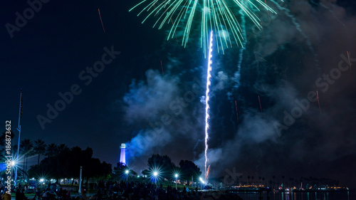Canvas Print Fireworks
