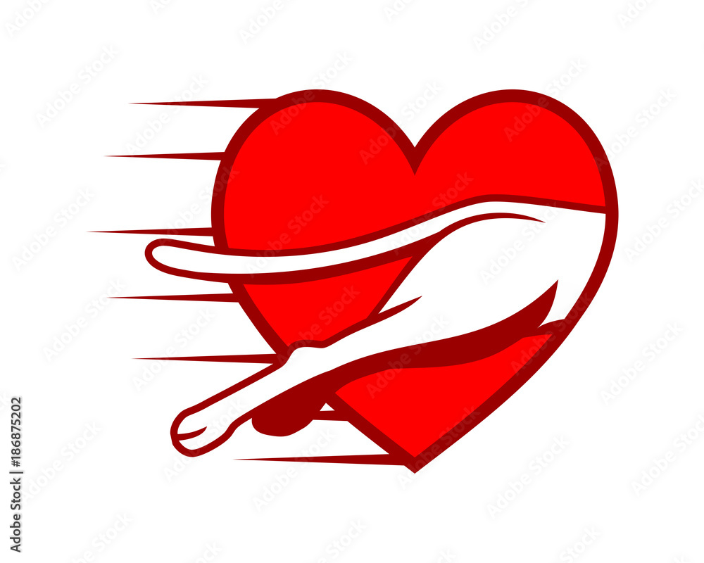 heart love red leopard cheetah tiger jaguar beast animal image vector heart love red leopard cheetah tiger jaguar beast animal image vector