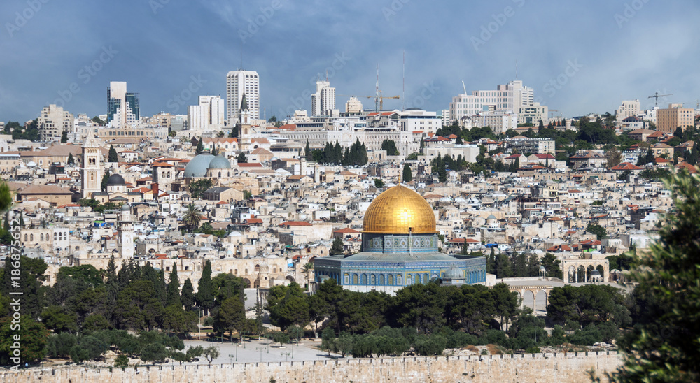 Obraz premium al aqsa mosque in jerusalem