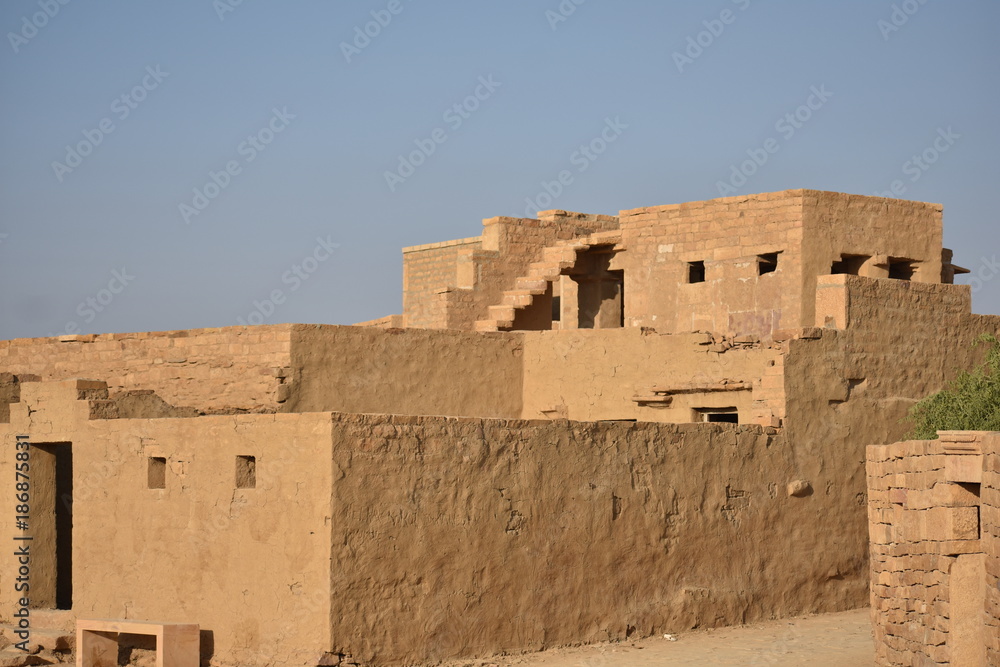 kuldhara heritage village in jaisalmer rajasthan india