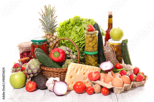 Fototapeta Naklejka Na Ścianę i Meble -  assorted fruit and vegetable