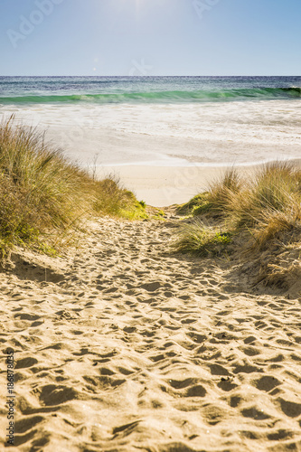 Weg zum Strand