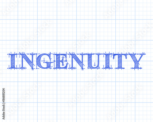 Ingenuity Word Graph Paper