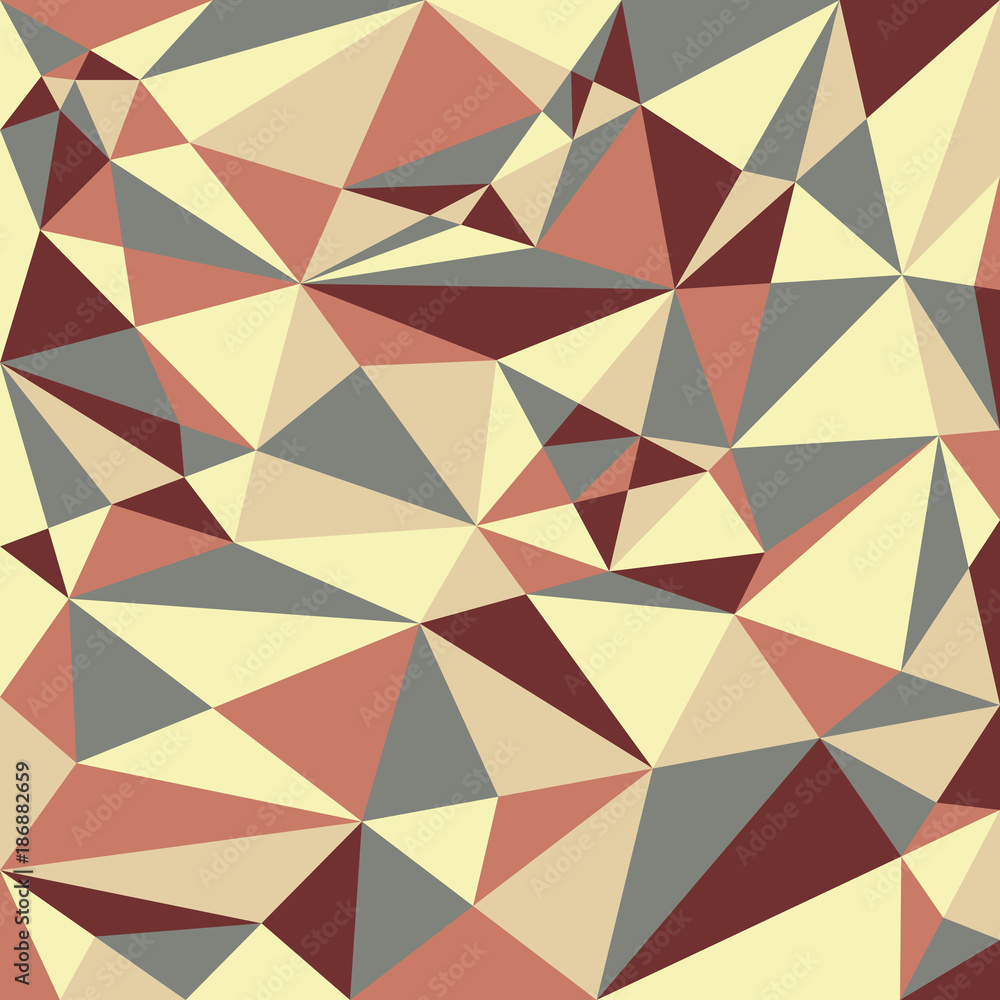 Fototapeta premium Abstract background of multicolored triangles