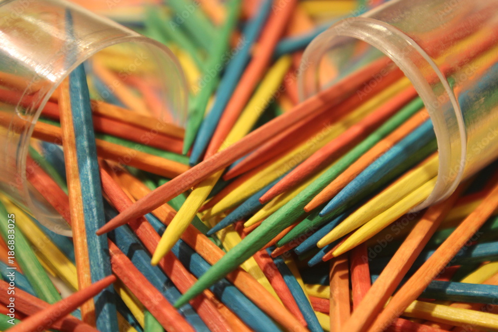 Colorful Toothpicks 