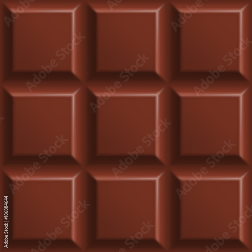 Milk chocolate seamless pattern