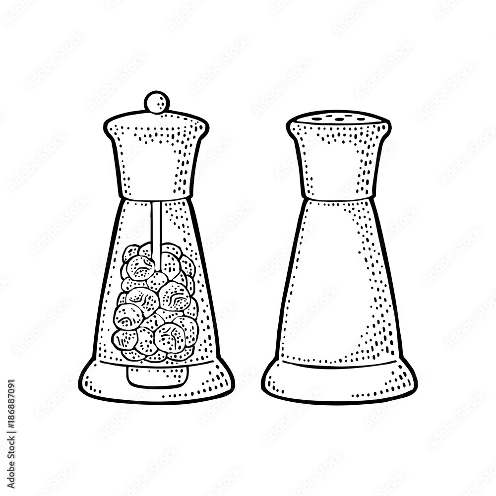 Salt and pepper shaker Salt and pepper shaker