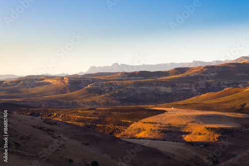 Golden Gate Highlands National Park panorama, South Africa photo