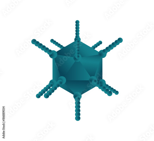 Adenovirus vector illustration