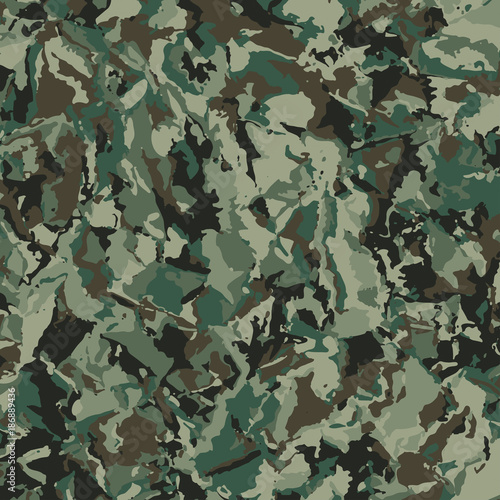 Abstract Vector Military Camouflage Background