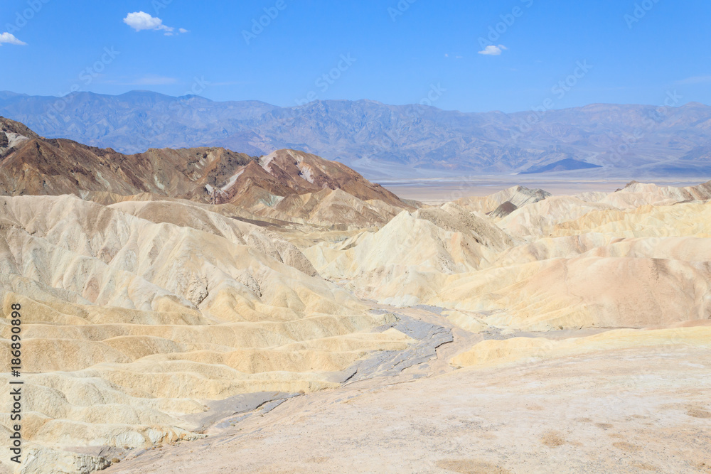 View from Zabriskie Point, California, USA.