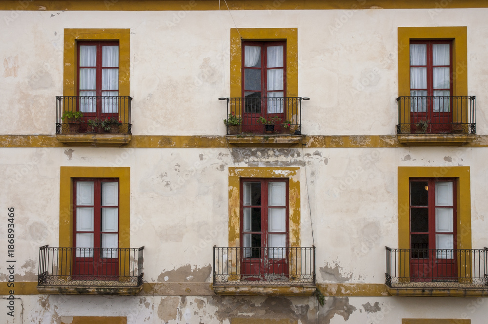 Obraz premium Windows Ibiza 