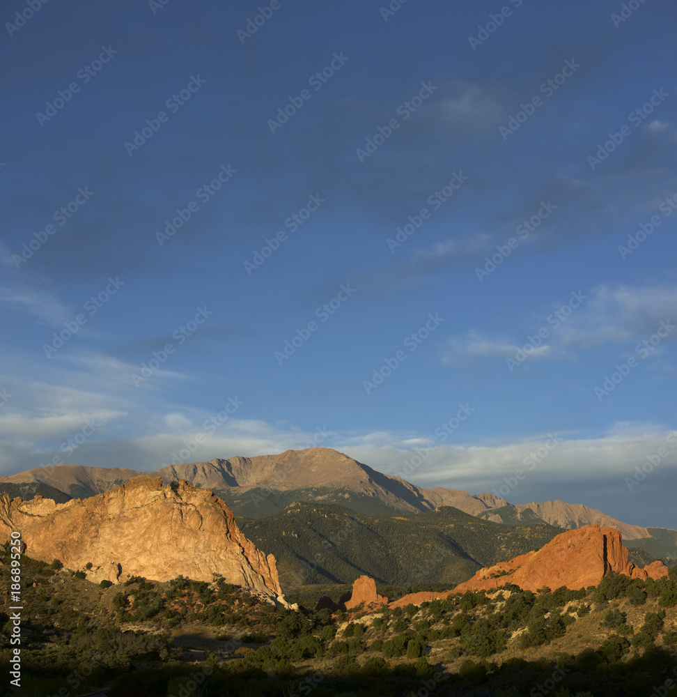 Naklejka premium Pike Peak Garden