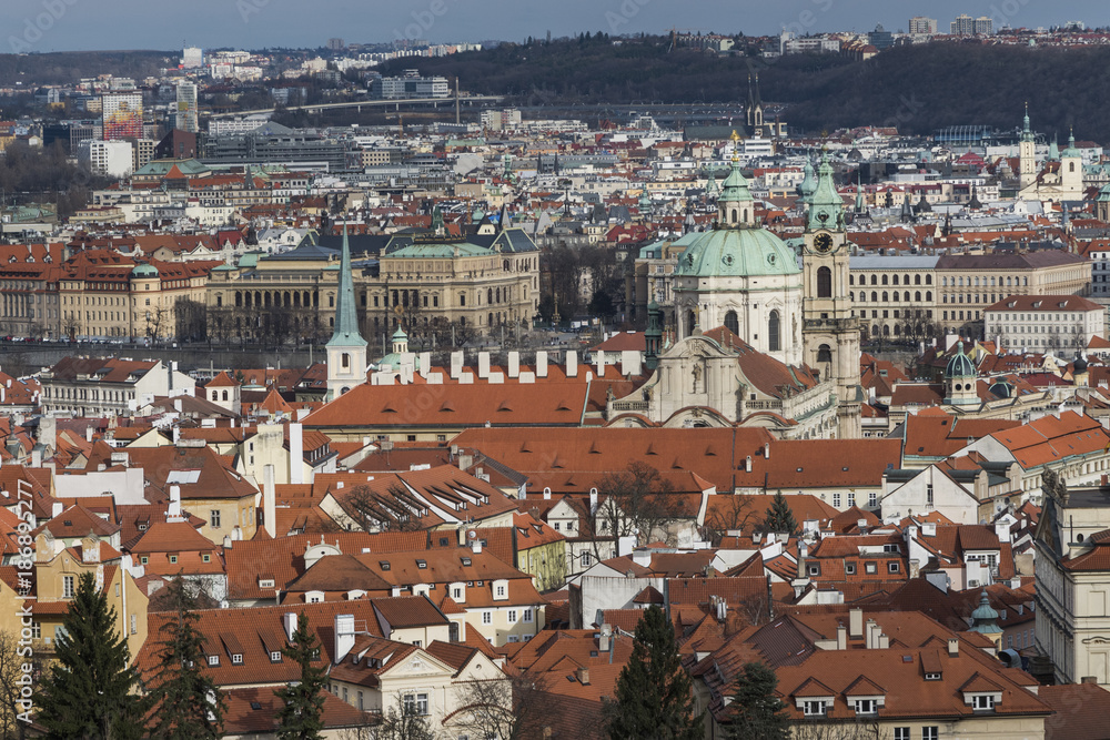 View of Prague city, Czech Republic