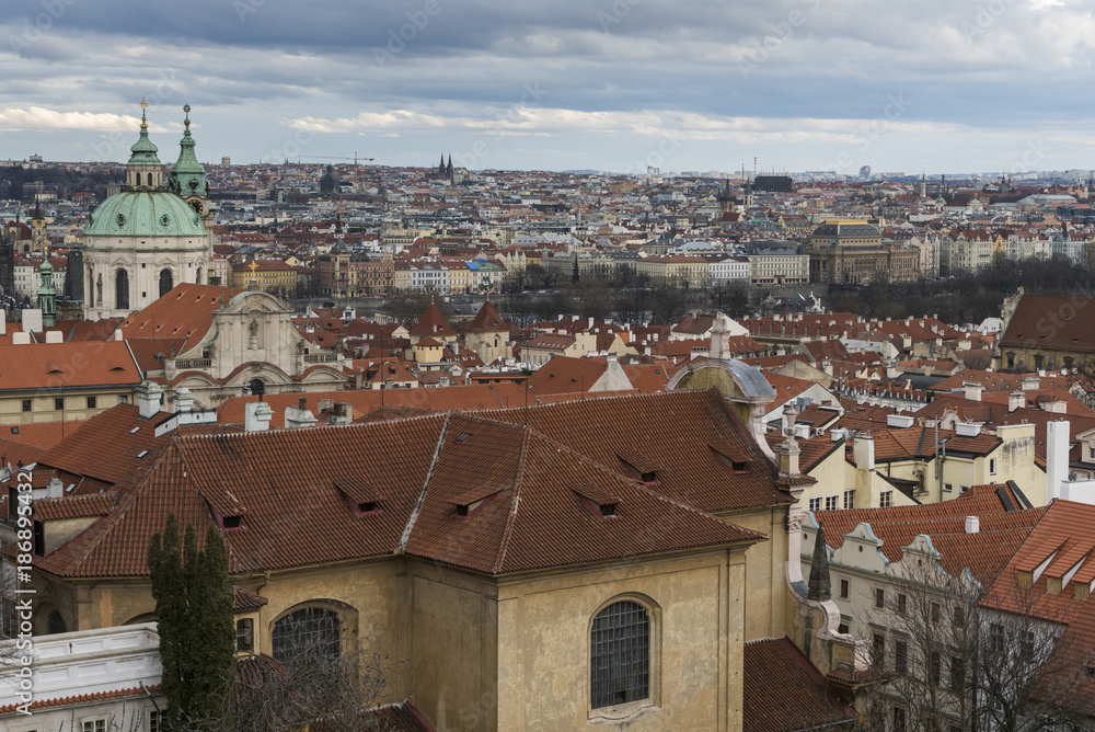 View of Prague city, Czech Republic