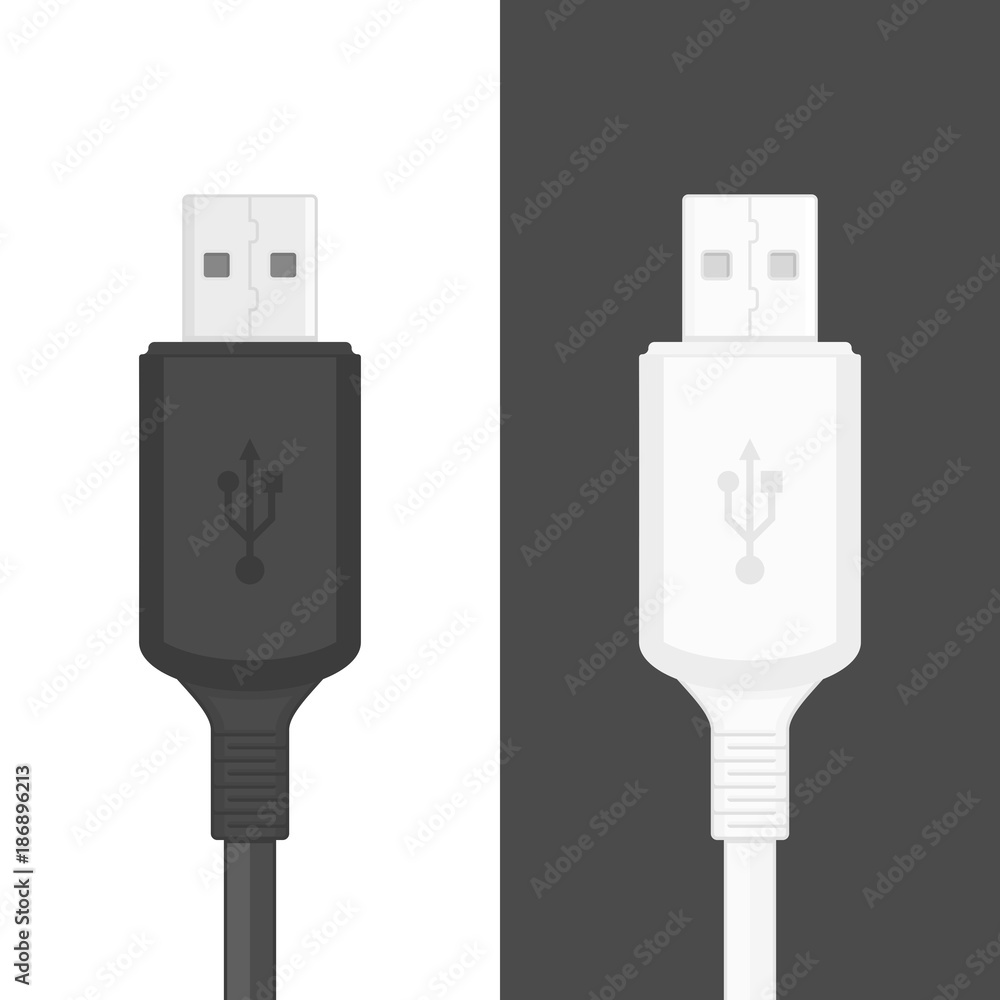 USB cable flat style. USB cable flat style.