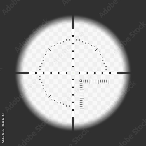 Realistic sniper sight.