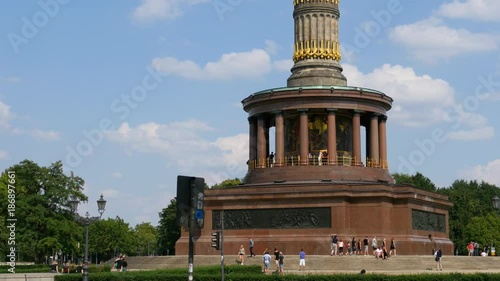 Sieggessäule Berlin - Victory Column - Schwenk