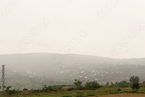 A foggy day in Rwanda