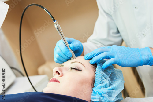 Beauty procedure. Facial skin care