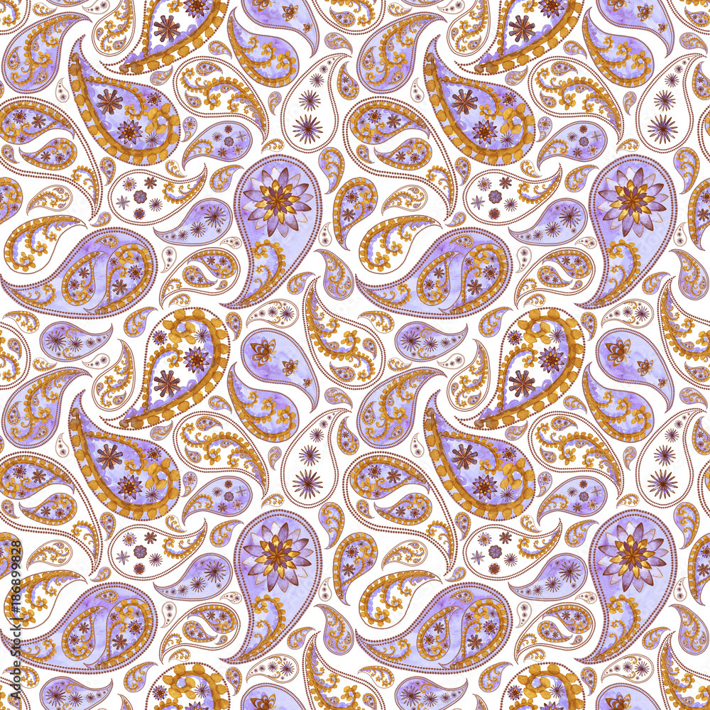 Paisley seamless abstract background Paisley seamless abstract background