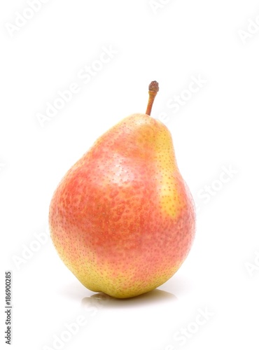  Ripe pear isolated on white background