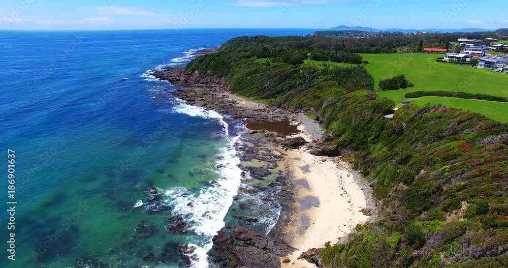 Scenic coastline of Australia, aerial Scenic coastline of Australia, aerial
