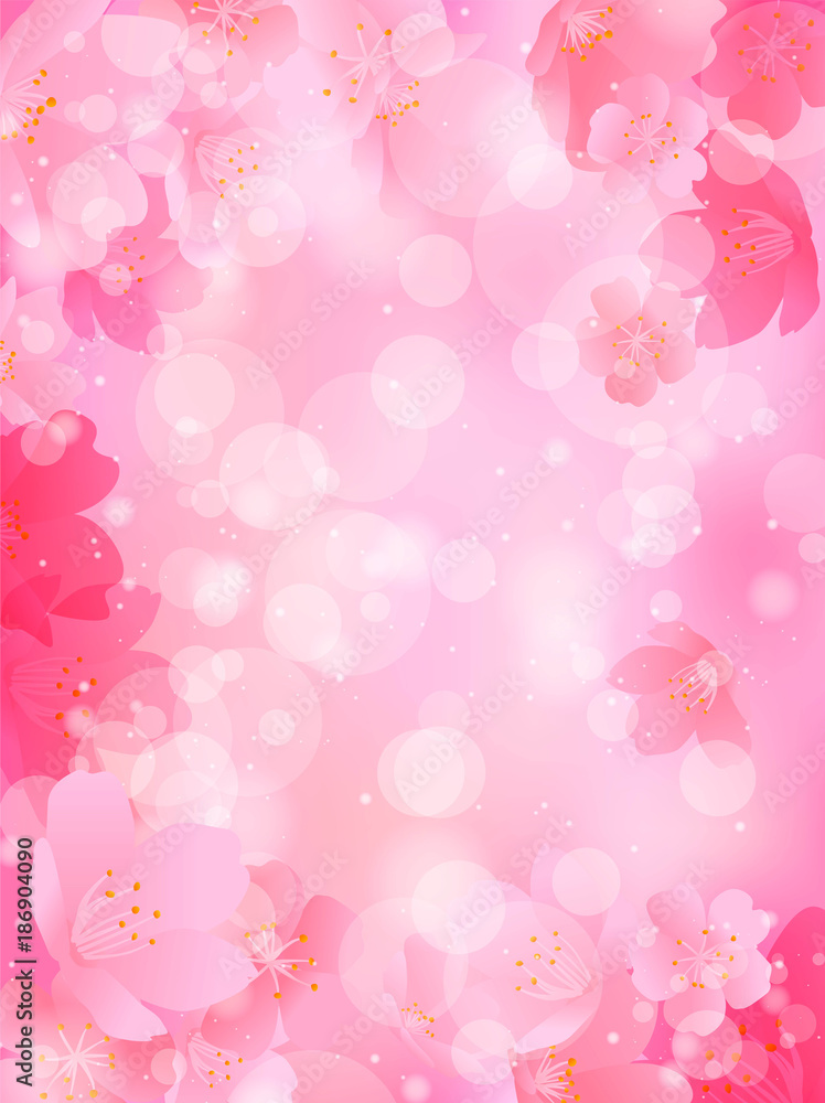 Floral spring background