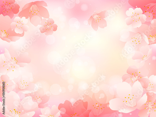 Floral spring background