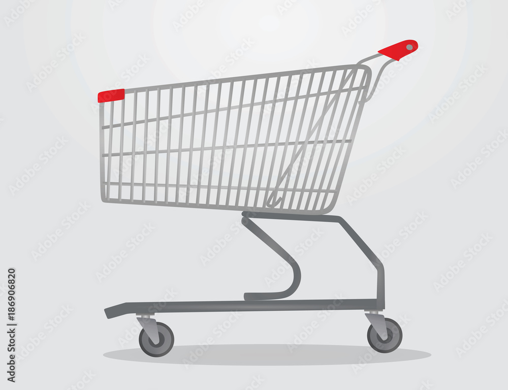 Shopping cart. vector illustration Shopping cart. vector illustration