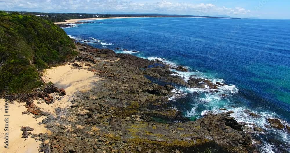 Rocky coastline of Australia, aerial Rocky coastline of Australia, aerial