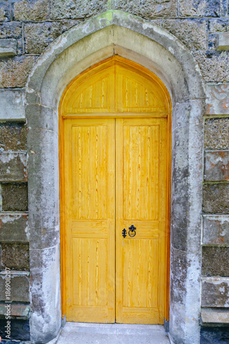 Wooden church door  Ireland